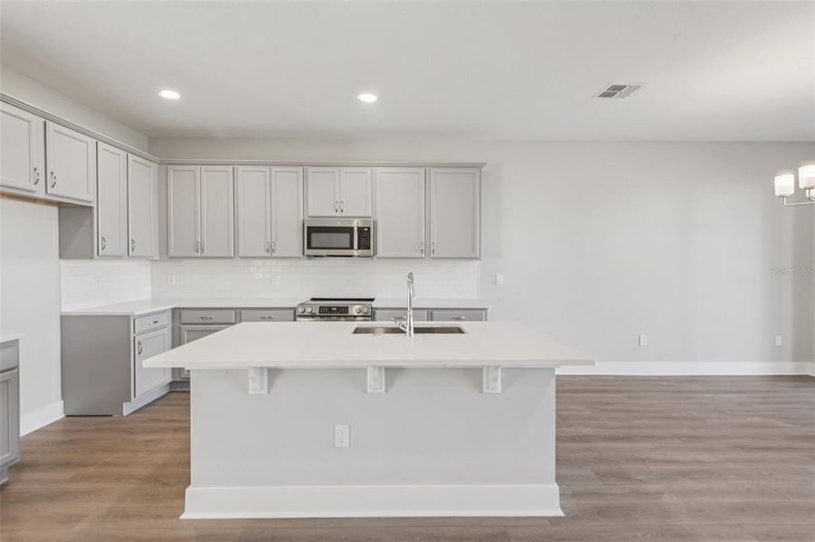 Furnished interior view inside a new home in Lagoon Residences at Epperson, Wesley Chapel (Image 10).