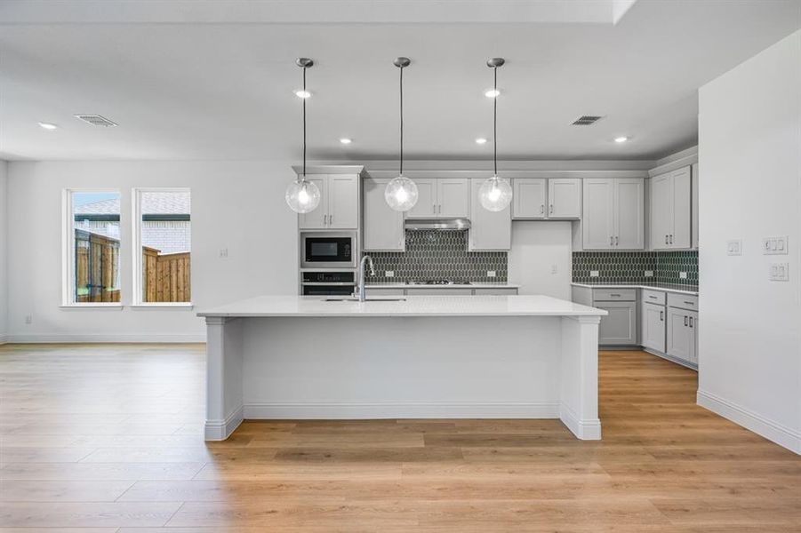 Furnished interior view inside a new home in Highland Lakes 50s, McKinney (Image 12). Furnished interior view inside a new home in Highland Lakes 50s, McKinney (Image 12).