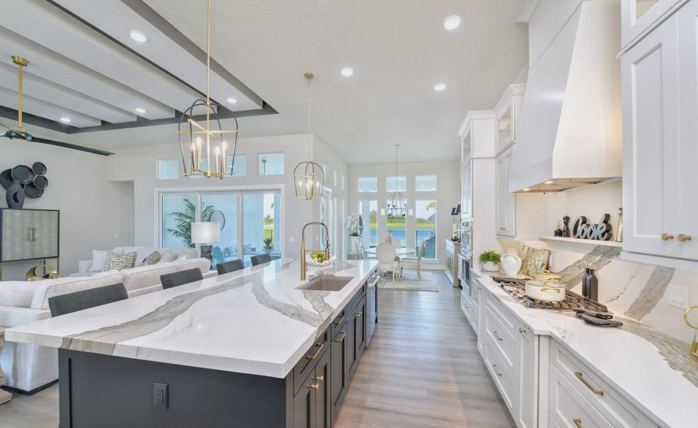 Furnished interior view inside a new home in Waterset, Apollo Beach (Image 10).