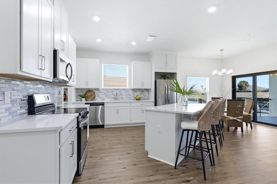 Furnished interior view inside a new home in , Port Charlotte (Image 10).