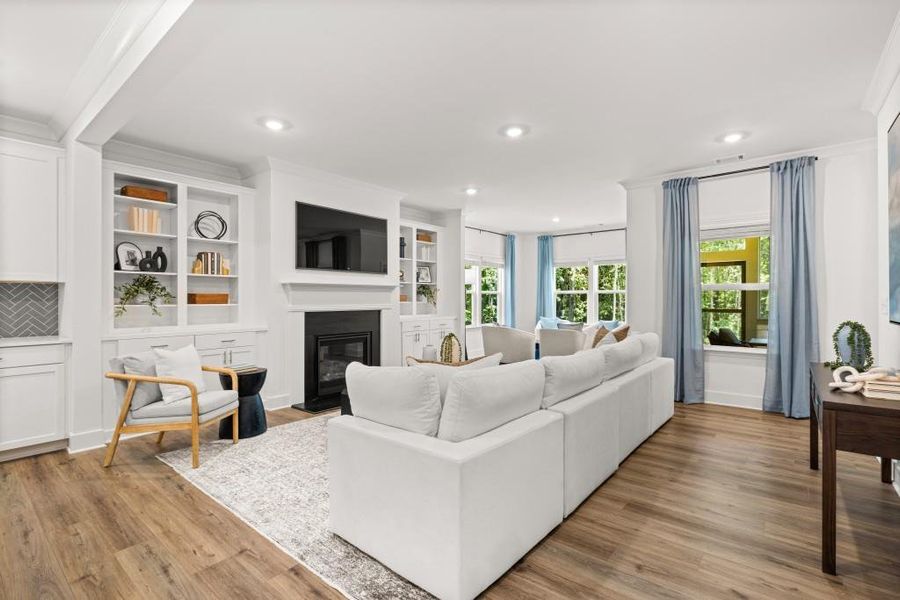 Furnished interior view inside a new home in Twelve Parks 55+, Sharpsburg (Image 23).