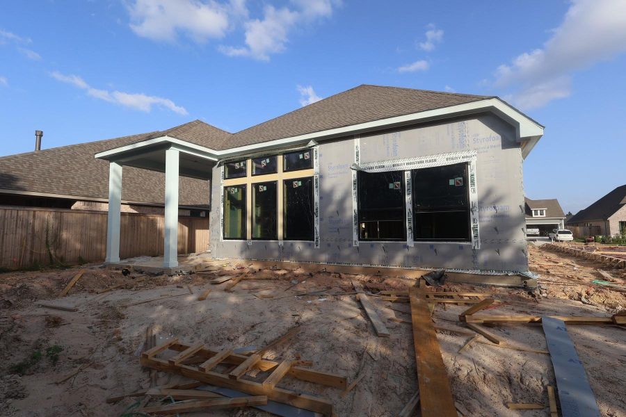 In-progress construction of a new home in Kresston - Enclave Collection, Montgomery, TX (Image 7).