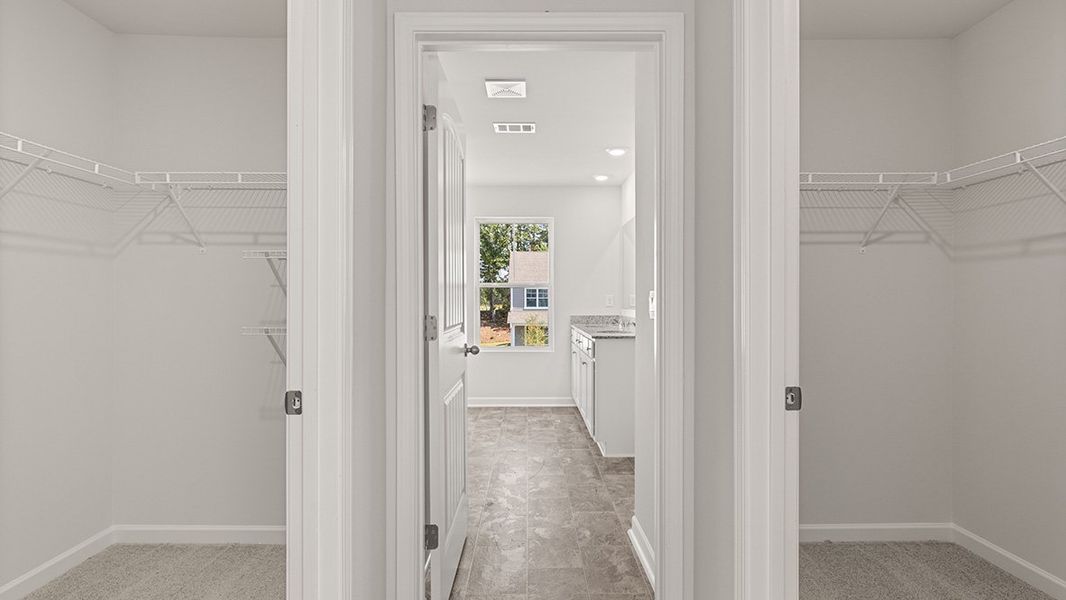 Representative unfurnished interior of a home built from the Halton by D.R. Horton in Parkside at Carter Grove, Cartersville (Image 26). Representative unfurnished interior of a home built from the Halton by D.R. Horton in Parkside at Carter Grove, Cartersville (Image 26).