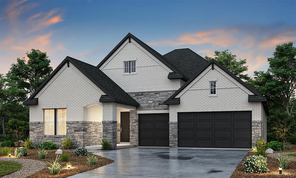 Representative exterior photo of a completed home built from the Juniper by Caldwell Homes in Chambers Creek, Willis, TX (Image 24). Representative exterior photo of a completed home built from the Juniper by Caldwell Homes in Chambers Creek, Willis, TX (Image 24).