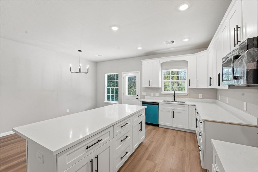 Furnished interior view inside a new home in , Crosby (Image 5).