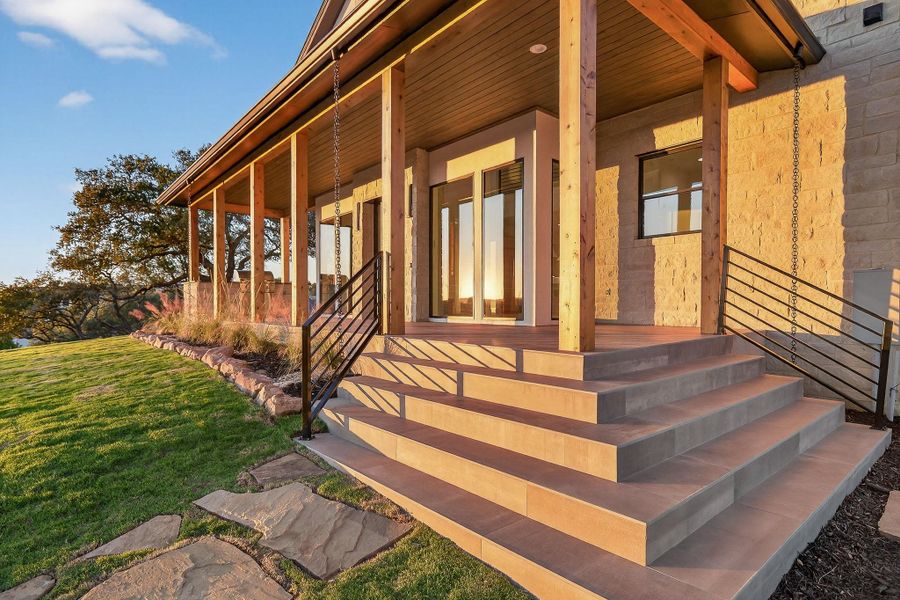 Exterior details and patio area of a home in , Horseshoe Bay (Image 27). Exterior details and patio area of a home in , Horseshoe Bay (Image 27).