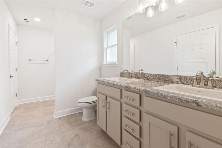 Representative furnished interior of a home built from the 1540 by Adams Homes in Okeechobee, Okeechobee (Image 7).