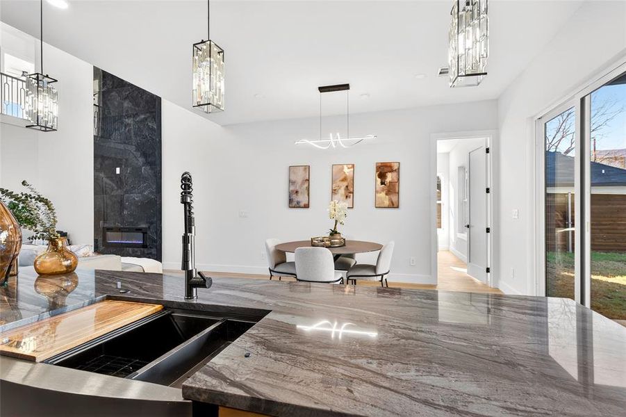 Furnished interior view inside a new home in , Dallas (Image 14). Furnished interior view inside a new home in , Dallas (Image 14).