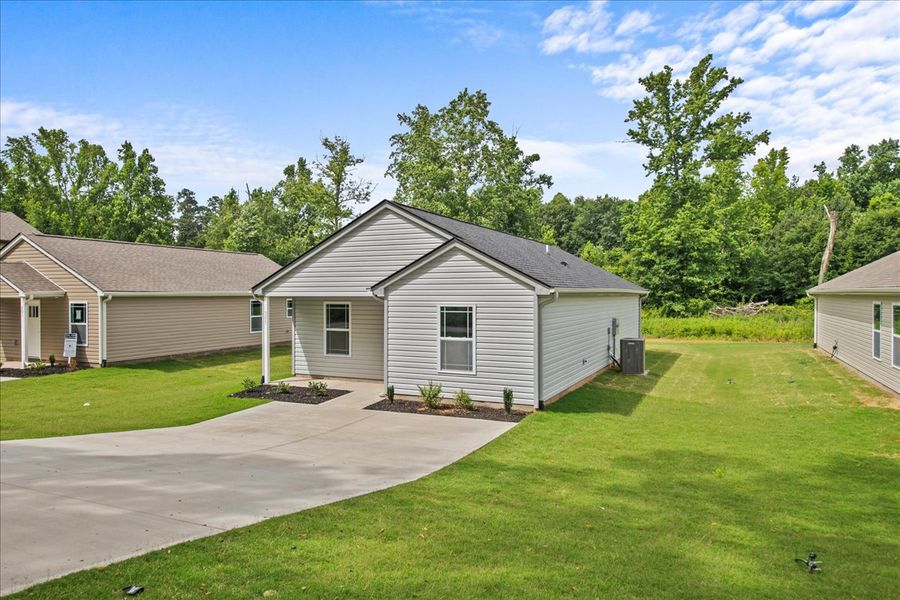 Representative exterior photo of a completed home built from the Lexington by Enchanted Homes in Gentry Place, Spartanburg, SC (Image 14).