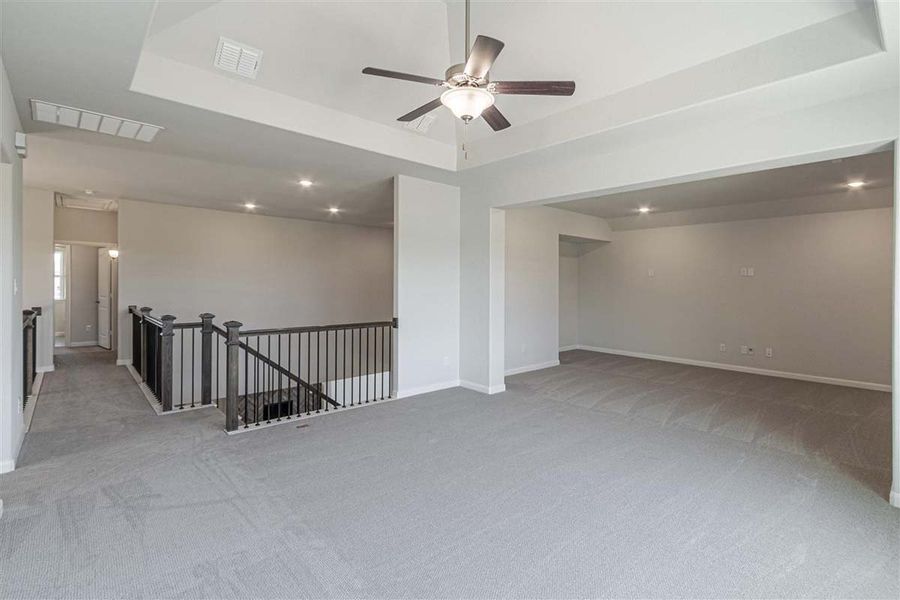 Representative unfurnished interior of a home built from the Brennan by Pacesetter Homes in Timberbrook, Justin (Image 21).