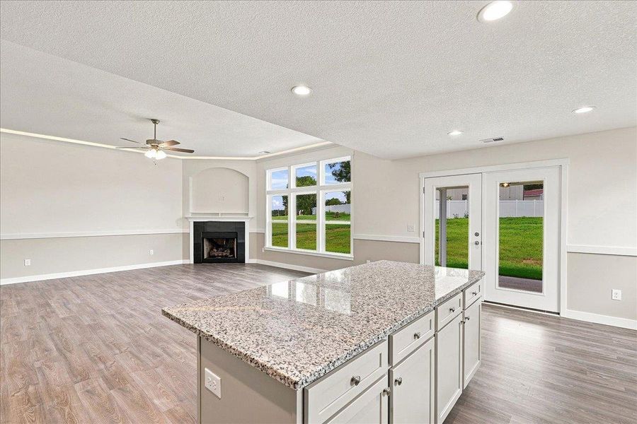 Furnished interior view inside a new home in Davis Heights, Inman (Image 12). Furnished interior view inside a new home in Davis Heights, Inman (Image 12).