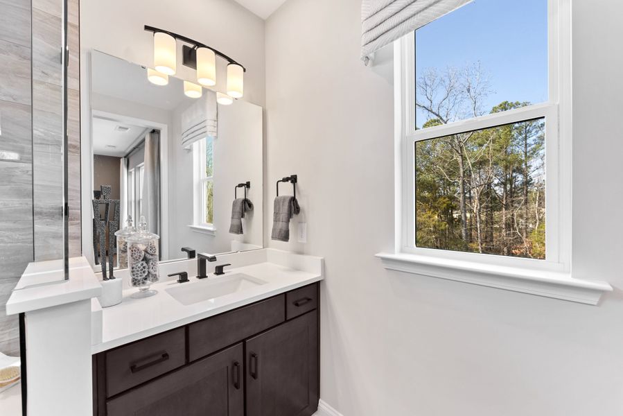 Representative furnished interior of a home built from the Knight by Tri Pointe Homes in Southbridge, Fort Mill (Image 33).