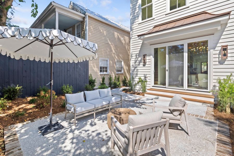 Front exterior of a new home in , Charleston, SC, highlighting curb appeal (Image 23). Front exterior of a new home in , Charleston, SC, highlighting curb appeal (Image 23).