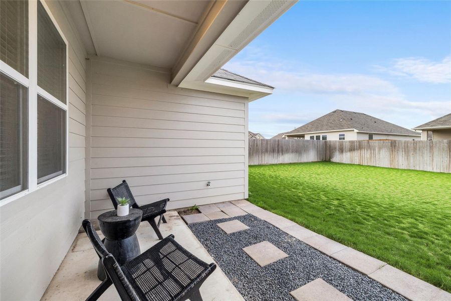 Exterior details and patio area of a home in , Temple (Image 27).