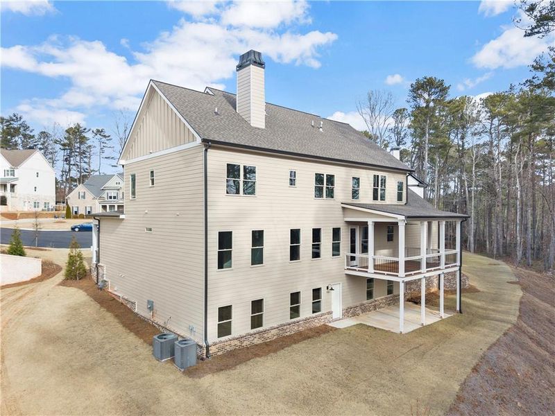Exterior details and patio area of a home in , Powder Springs (Image 24). Exterior details and patio area of a home in , Powder Springs (Image 24).