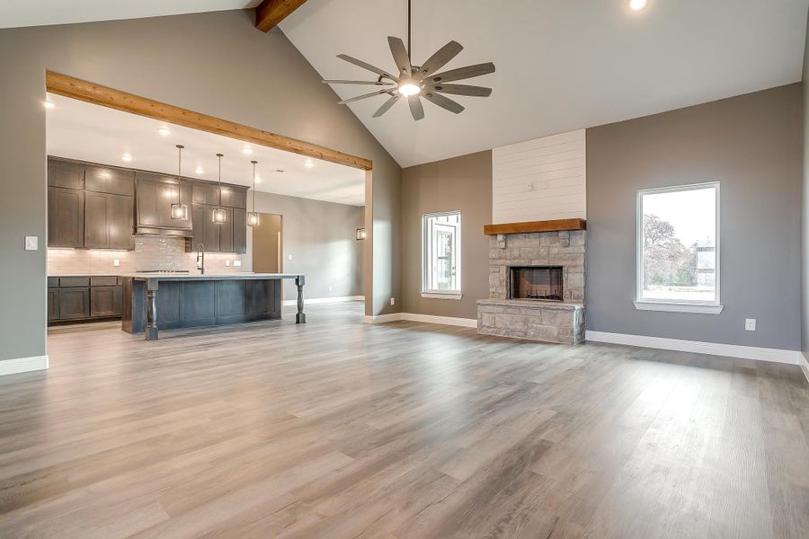 Representative furnished interior of a home built from the Stratton by Trinity Classic Homes in The Reserve at Shadle, Poolville (Image 4). Representative furnished interior of a home built from the Stratton by Trinity Classic Homes in The Reserve at Shadle, Poolville (Image 4).