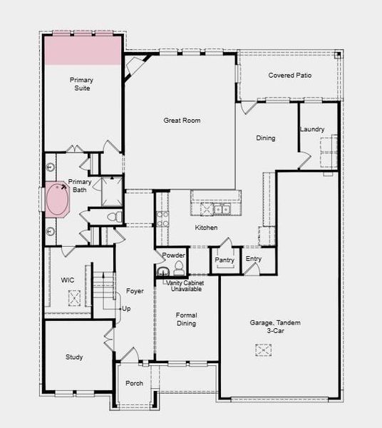 Additional Highlights Include: Extended primary suite.