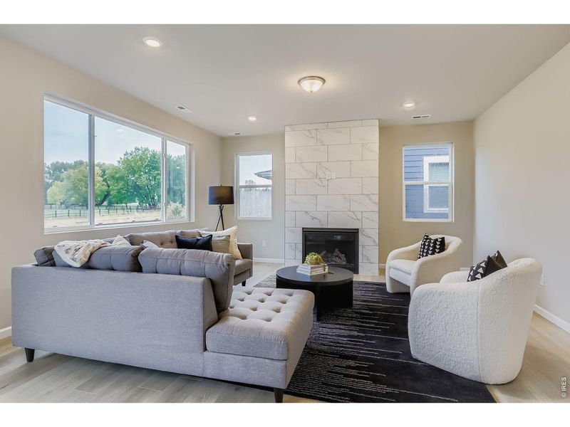 Furnished interior view inside a new home in Hidden Creek, Frederick (Image 18).