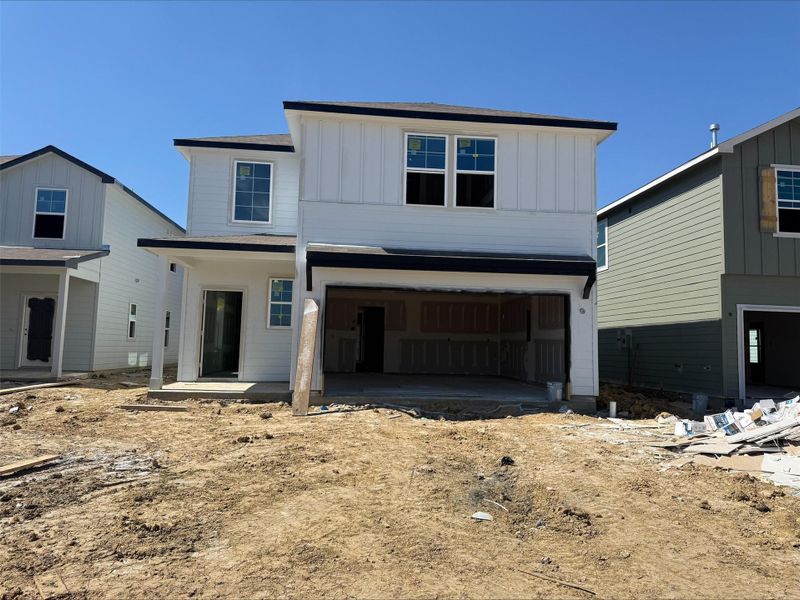 In-progress construction of a new home in Barrett Crossing, Crosby, TX (Image 19).