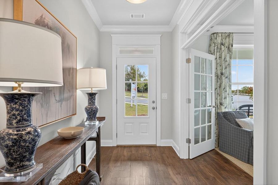 Furnished interior view inside a new home in Hemingway, Flowery Branch (Image 9).