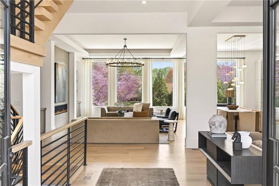 Furnished interior view inside a new home in , Marietta (Image 44).
