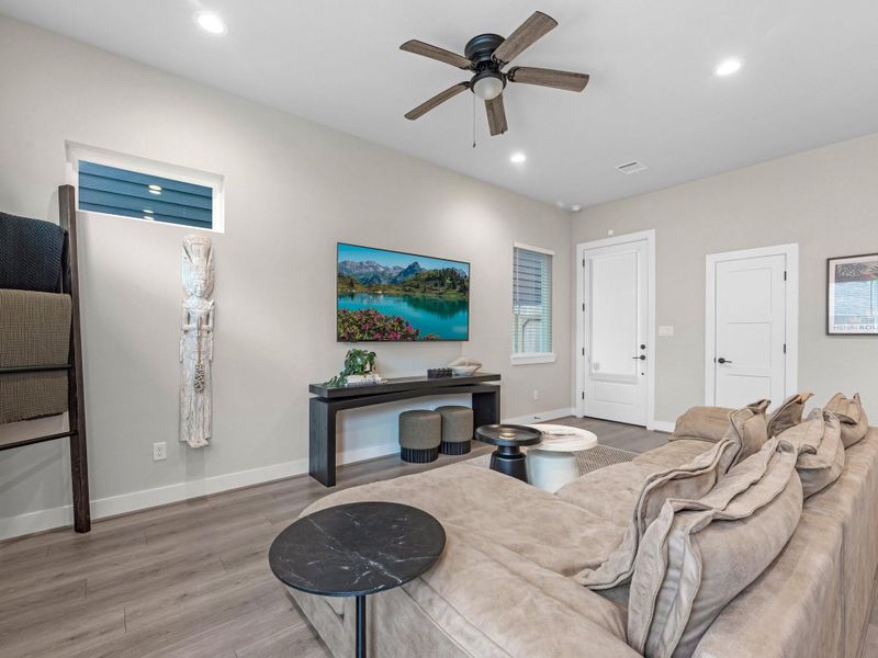 Furnished interior view inside a new home in , Houston (Image 13).