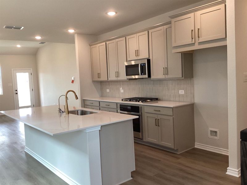 Furnished interior view inside a new home in Lariat, Liberty Hill (Image 8).