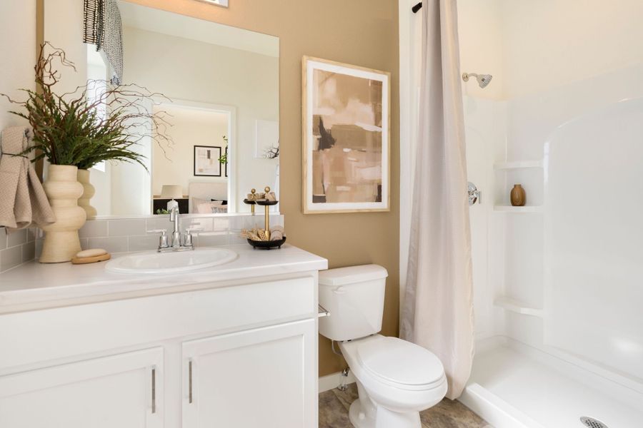 Furnished interior view inside a new home in Liberty Draw, Evans (Image 19).
