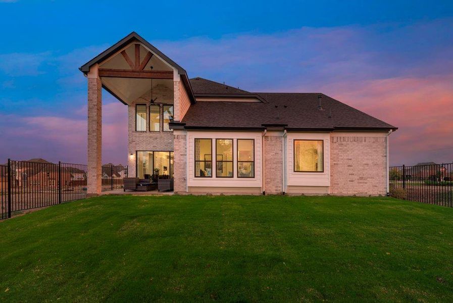Exterior details and patio area of a home in Buffalo Ridge, Celina (Image 3). Exterior details and patio area of a home in Buffalo Ridge, Celina (Image 3).