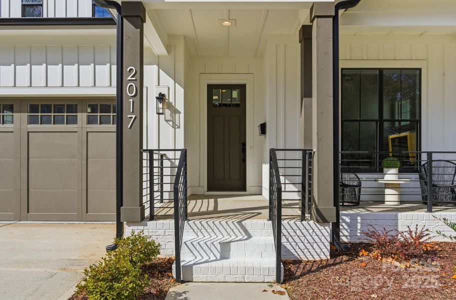 Exterior details and patio area of a home in , Charlotte (Image 3).