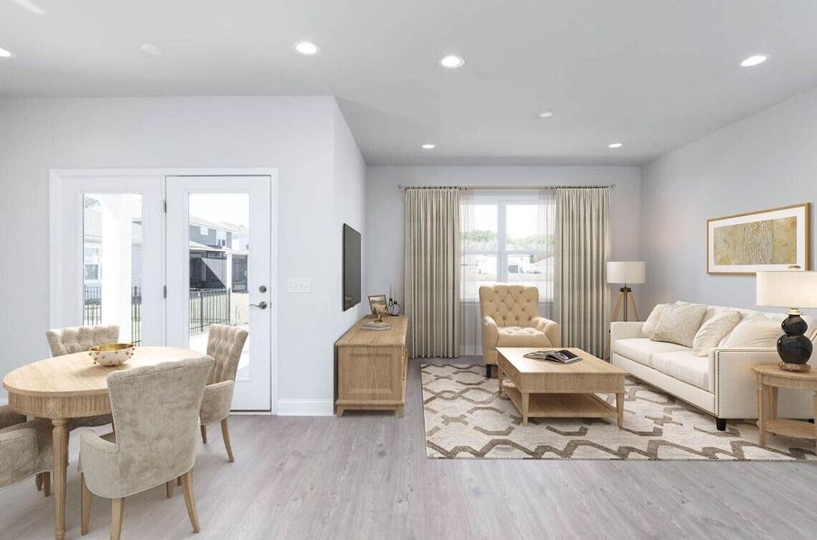 Furnished interior view inside a new home in Bradford Pointe, Summerville (Image 5).