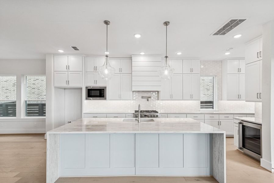 Furnished interior view inside a new home in Easthaven at Bridgeland Central - Vision Collection, Cypress (Image 10). Furnished interior view inside a new home in Easthaven at Bridgeland Central - Vision Collection, Cypress (Image 10).