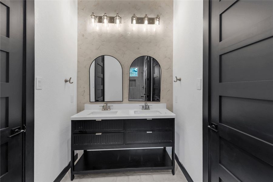 Furnished interior view inside a new home in , Willis (Image 9).