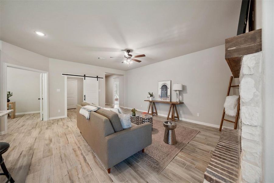 Furnished interior view inside a new home in Aero Vista, Caddo Mills (Image 9). Furnished interior view inside a new home in Aero Vista, Caddo Mills (Image 9).