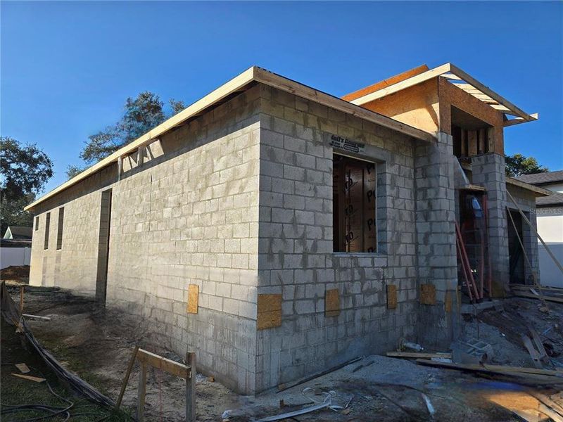 In-progress construction of a new home in , Clearwater, FL (Image 26).