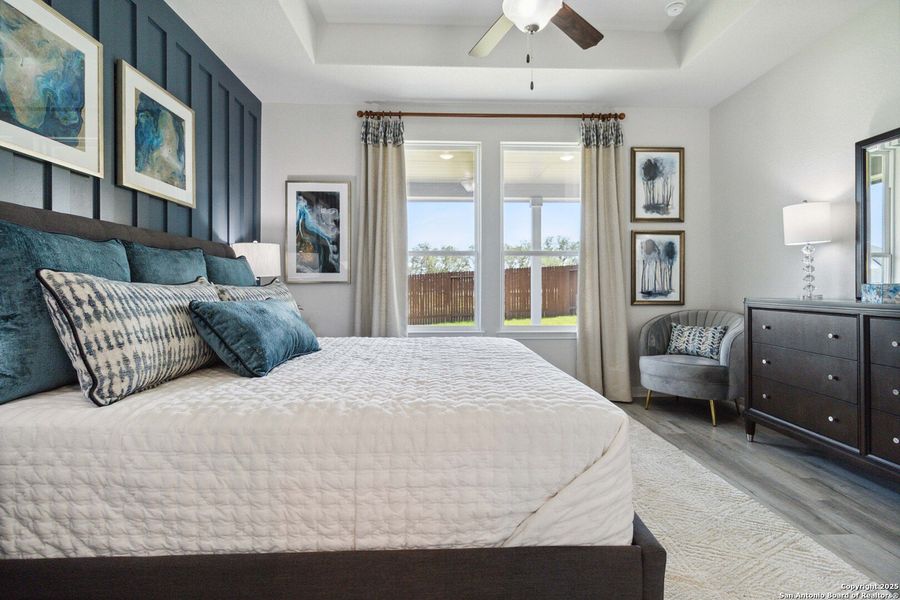 Furnished interior view inside a new home in Katzer Ranch, Converse (Image 22). Furnished interior view inside a new home in Katzer Ranch, Converse (Image 22).