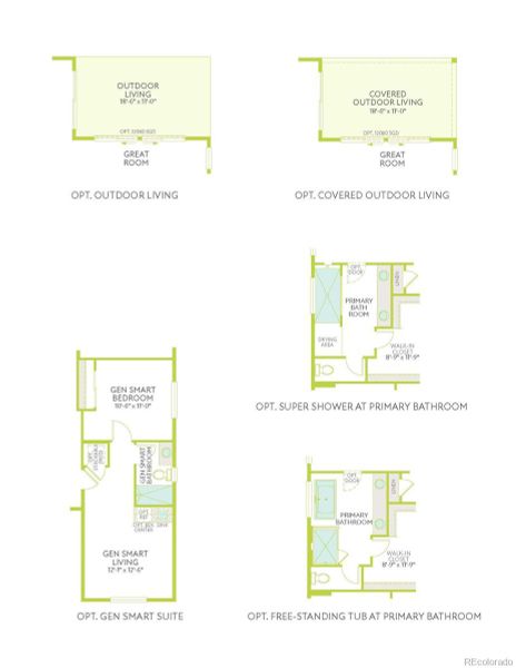 2D floor plan layout of this home in Ensemble at The Aurora Highlands, Aurora, CO (Image 4). 2D floor plan layout of this home in Ensemble at The Aurora Highlands, Aurora, CO (Image 4).