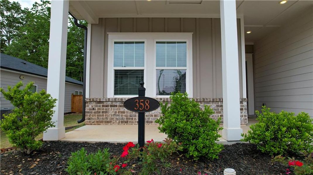 Exterior details and patio area of a home in , Canton (Image 3).