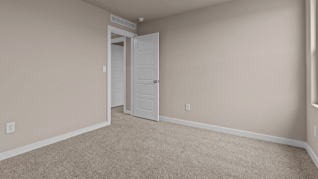 Representative unfurnished interior of a home built from the Shelby by D.R. Horton in Legacy South, Midland (Image 24).
