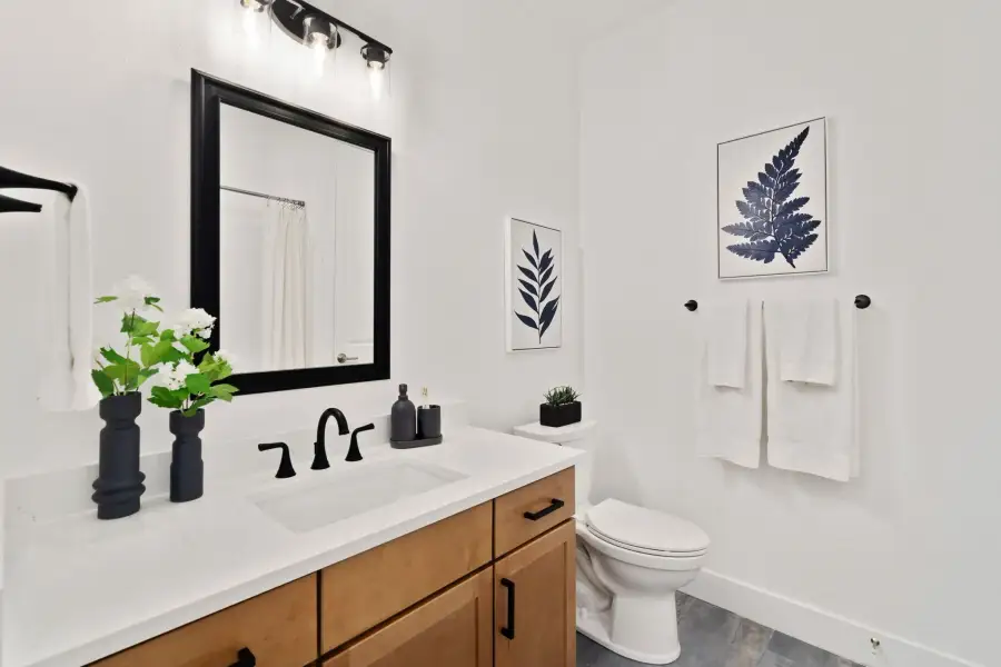 Furnished interior view inside a new home in The Courtyards at Lupton Village, Fort Lupton (Image 33).