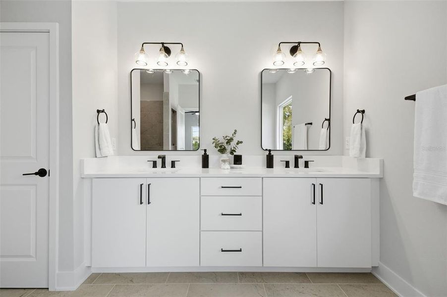 Furnished interior view inside a new home in , Tampa (Image 39).