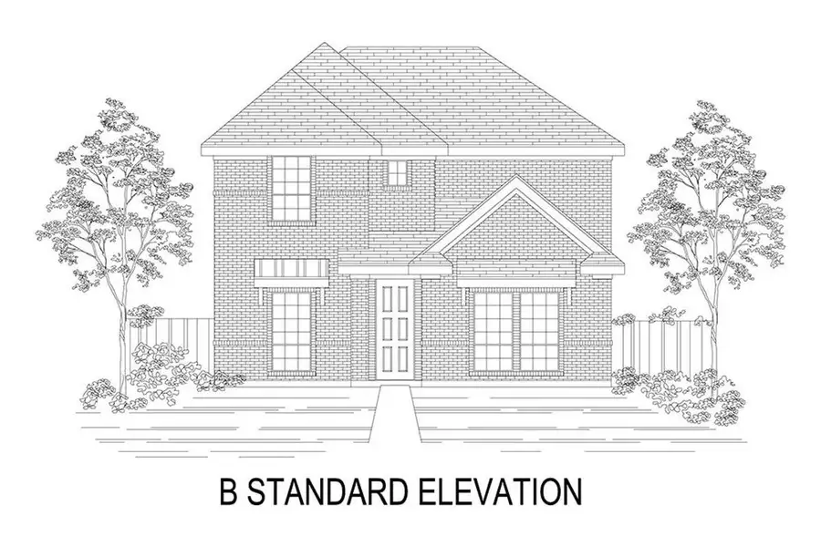 Representative rendering of the exterior for the Fork R by First Texas Homes (Image 5). Representative rendering of the exterior for the Fork R by First Texas Homes (Image 5).