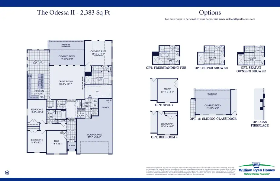 2D floor plan layout of this home in Wildflower Ranch, Justin, TX (Image 2). 2D floor plan layout of this home in Wildflower Ranch, Justin, TX (Image 2).