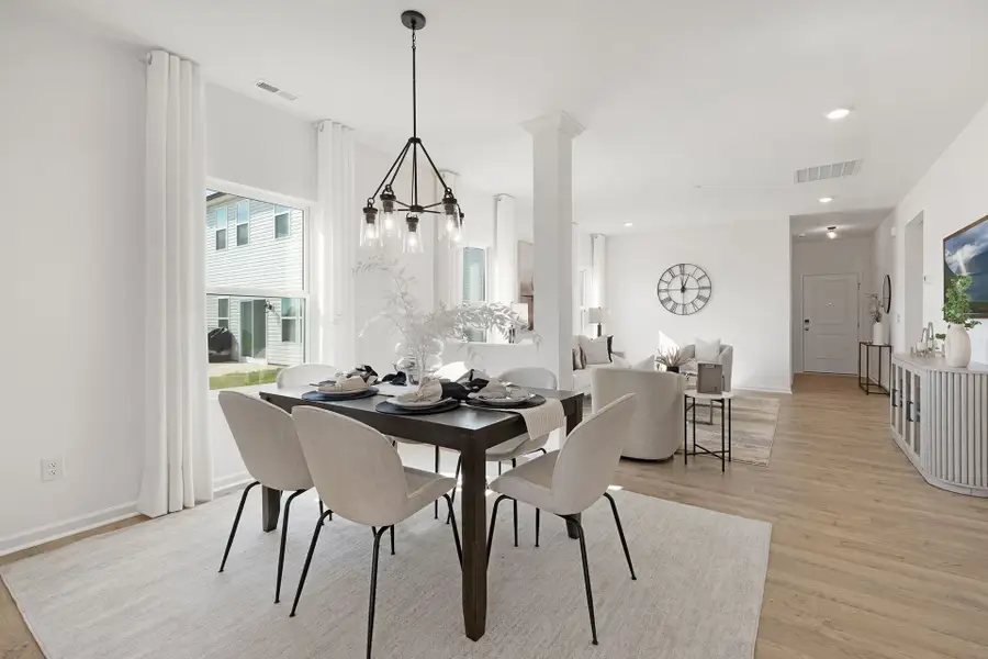 Representative furnished interior of a home built from the Dobson by True Homes in Westbrook Falls, Colfax (Image 6).