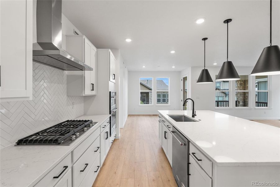 Furnished interior view inside a new home in Sterling Ranch, Littleton (Image 7).