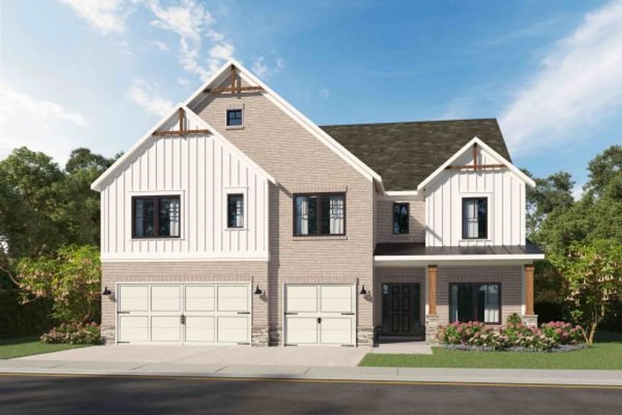 Representative exterior photo of a completed home built from the Richard II by Kerley Family Homes in Walters Creek, Douglasville, GA (Image 7).