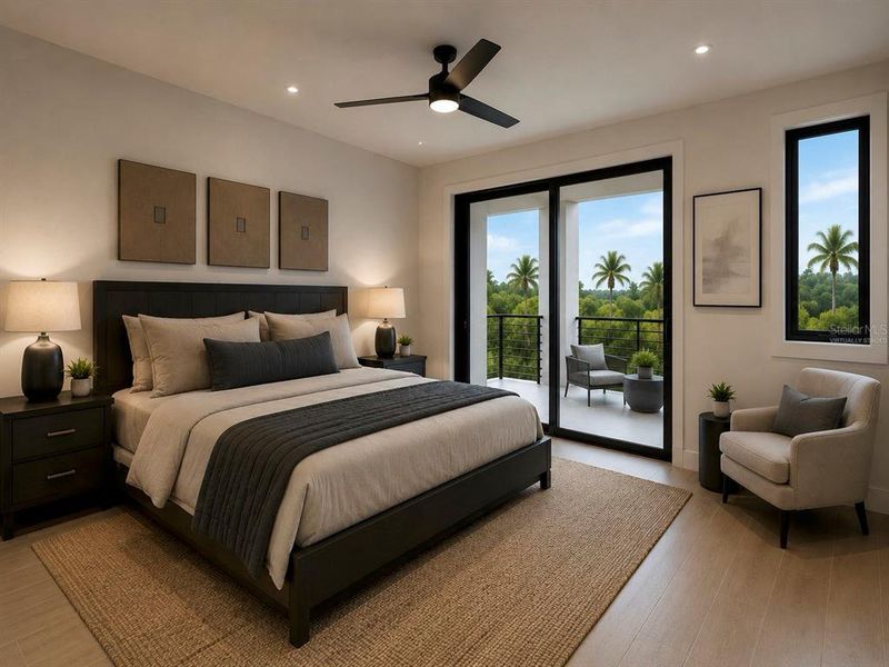 Furnished interior view inside a new home in , Tampa (Image 18). Furnished interior view inside a new home in , Tampa (Image 18).