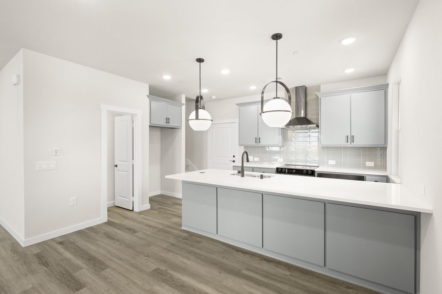 Furnished interior view inside a new home in Wildridge, Oak Point (Image 7).