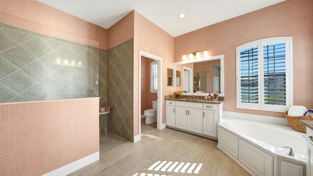 Representative furnished interior of a home built from the Sanibel 2 by Neal Communities in Boca Royale Golf & Country Club at Wellen Park, Englewood (Image 19).