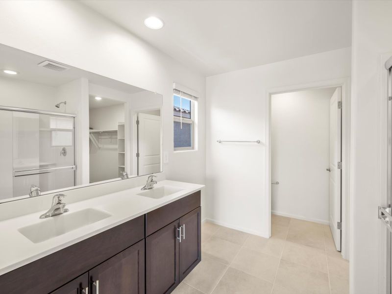 Furnished interior view inside a new home in Valencia Crossing, Tucson (Image 8). Furnished interior view inside a new home in Valencia Crossing, Tucson (Image 8).